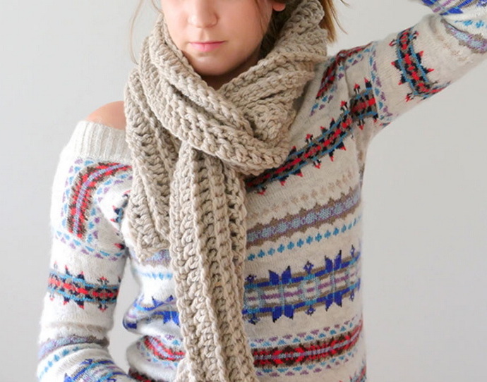 How To Close A Scarf Knitting?
