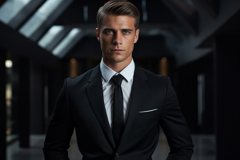 What Color Necktie with Black Suit?