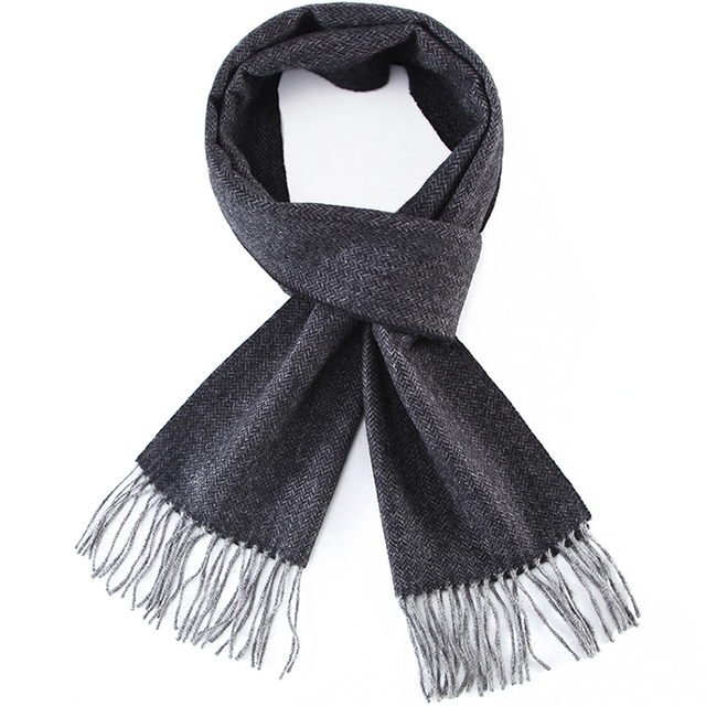 Men's Wool Scarves Wrap Men Business Wool Scarf