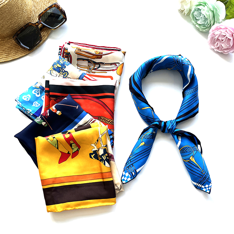 Change your look with a silk scarf