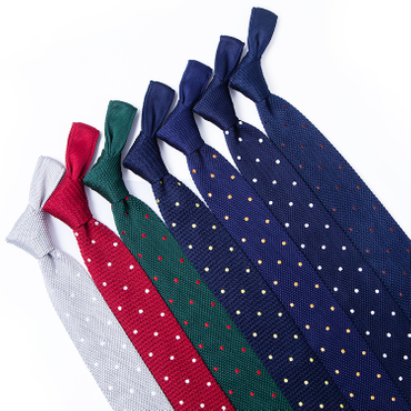Solid Color Knitted Neckties Men Knit tie.jpg