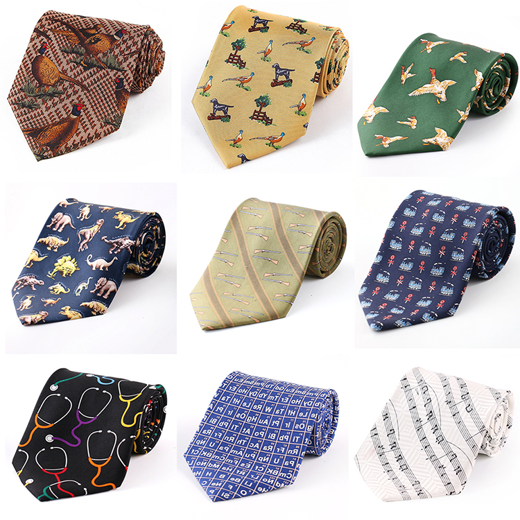 Necktie Patterns and Styles