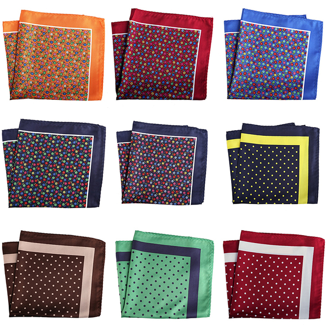 Men Luxury Pocket Square Suit Handkerchief