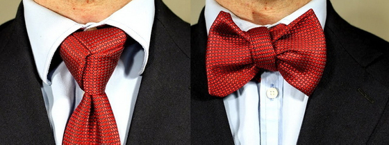 how to tie a bow tie from a necktie_2.jpg