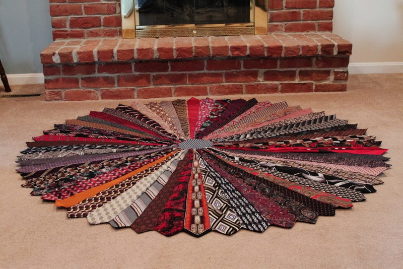 How To Make A Necktie Rug?