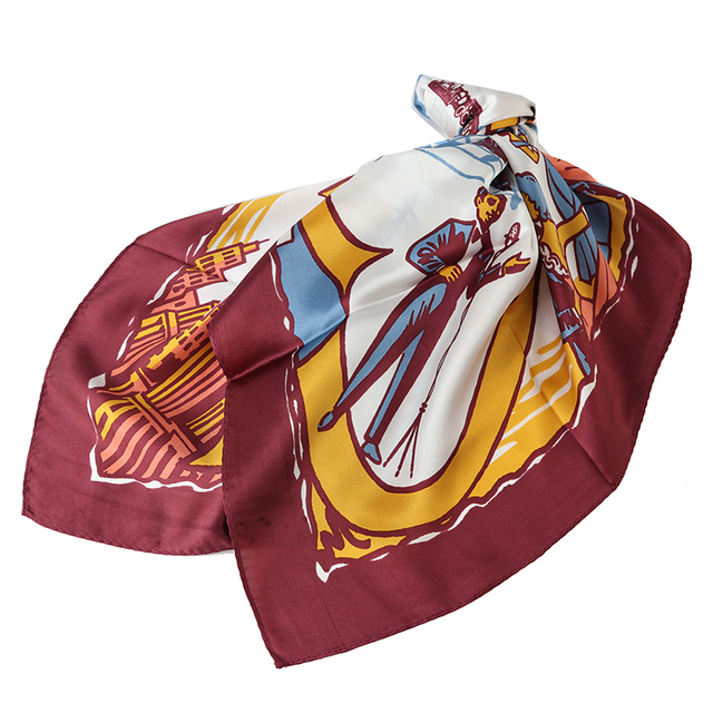 Square Scarf Womens Silk Scarves and Shawls