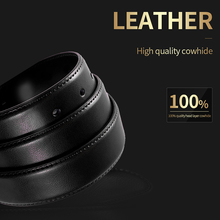 Genuine Leather Belts for Men Buckle Belts