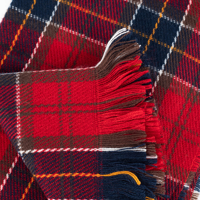 Custom Scarves Plaid Scarves with Tassel