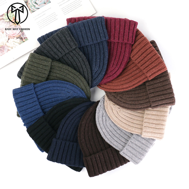 Designer Knit Beanie Hats Custom Logo