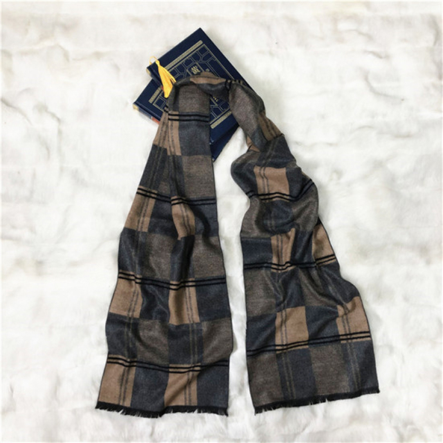 Winter Viscose Scarf with Tassel