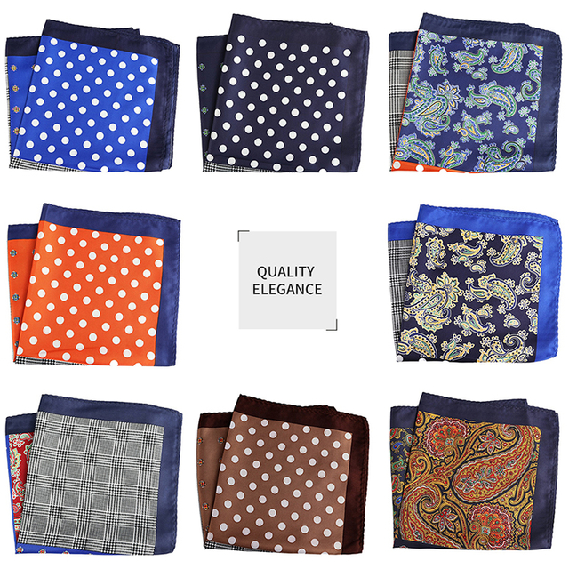 Vintage Suit Handkercheif Large Size Men Pocket Square